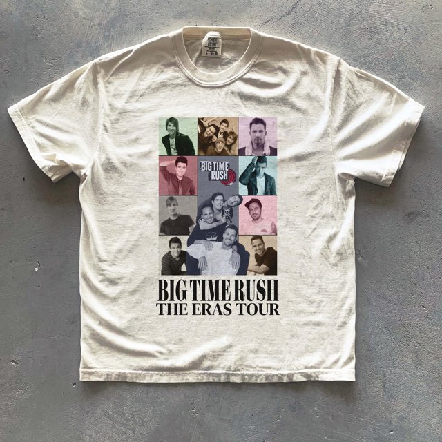 Big Time Rush In Real Life Tournée Mondiale T-Shirt Double Face, Big Time Rush Concert 2025, Big - comme sur l'Image - m