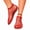 Red, variant on Black Ladies Sparkly Crystal Rhinestone Mesh Balletcore Flats Fishnet Ankle On Breathable Sandals For Party