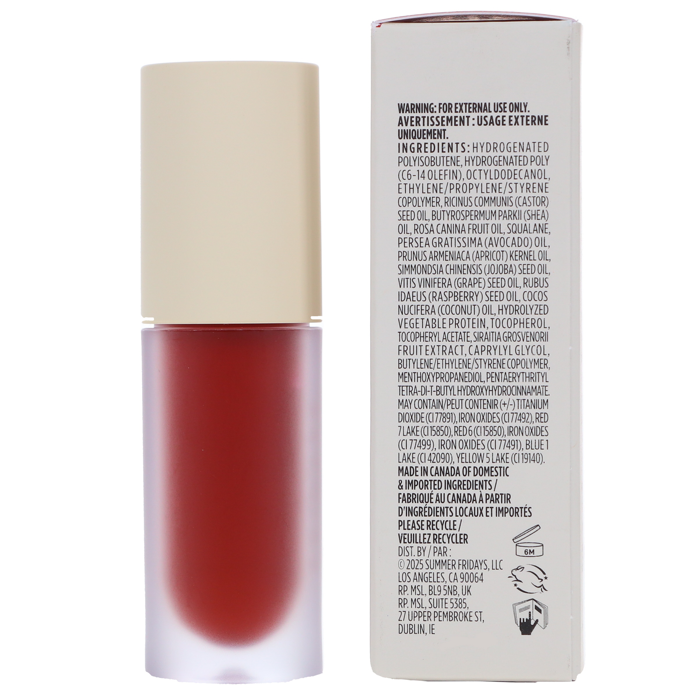 Summer Fridays Dream Lip Oil Midnight Berry 0.15 oz