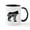 White/Black Inside, variant on CafePress - WOLF WILD Mugs - 11 oz Ceramic Mug - Novelty Coffee Tea Cup
