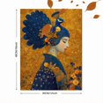 thumbnail image 3 of Qisvanset Geometric Pattern Cat Canvas Print 12x16 Inch Dining Room Decor, 3 of 8