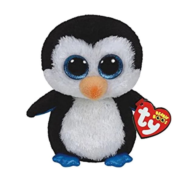 Animales de peluche Ty de 15 cm, Slush The Husky, juguete para perro, gorro grande con ojos, lindos juguetes de peluche suaves, juguete educativo para niños, regalo