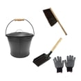 thumbnail image 3 of Siruishop Ash Bucket with Lid Fireplace Tool Heat Resistant Premium Essential Easy to Use, 3 of 8