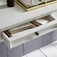 thumbnail image 7 of Bowery Hill Mid-Century 2 Drawer Console Table in Pure White, 7 of 7