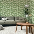 thumbnail image 6 of Tempaper x Novogratz Family of Cranes Green Peel and Stick Wallpaper, 20.5" x 16.5', 6 of 7