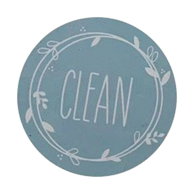 MesaSe 1 Pcs Fridge Magnet Strong Suction Reusable Double Sided Dirty Clean Sign Indicator Dishwasher Magnet for Home