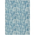 thumbnail image 2 of Addison Rugs Chantille Indoor/Outdoor Transitional Lines Teal Washable Rectangle Rug, 8' x 10', 2 of 6