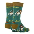 thumbnail image 2 of Oooh Yeah Men's Funny Doggy Colorful Crew Socks, Do what I want, Novelty Cotton Socks, Shoe Size 8-13, 2 of 4