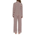 thumbnail image 3 of joogoo Pajamas Set for Women Red Black Christmas Stripes Long Sleeve Pjs Loungewear XL, 3 of 7