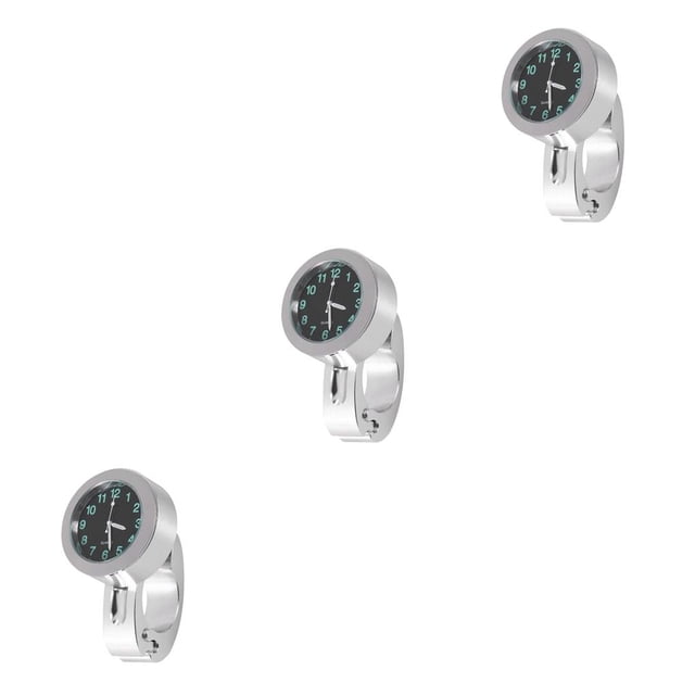 Kenally Waterproof Motorcycle Handlebar Clock Glow In Dark Bicycle Bike Watch Type1 NO1