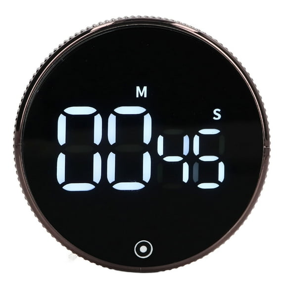 Kitchen Timer Rotating Silent Magnetic Suction Kids Study Timer LED Countdown Timer