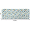 thumbnail image 7 of Lightblue Daisy Flower Green Dots Pattern Kitchen Rug Mat,Kitchen Runner Rugs Non Skid Washable,Decorative Kitchen Floor Mats for Kitchen,Sink,Laundry,17"x47.2", 7 of 7