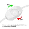thumbnail image 5 of Uxcell Lamp Cord with Dimmer Switch 1.8m Replacement Lamp Repair Part White, 5 of 6