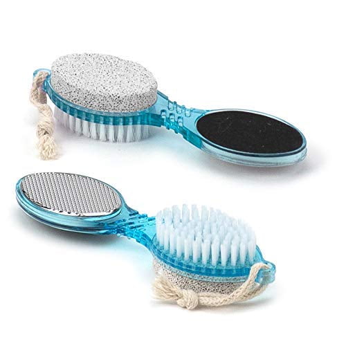 DecorRack 4 in 1 Pedicure Paddle Kit Tool with Pumice Stone for Feet