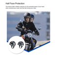 thumbnail image 3 of Greeniant Casco de motocicleta Universal portátil de estilo Vintage para mujer y hombre, cascos de media cara para Scooter, protección para la Ciclismo Negro brillante METRO, 3 of 6