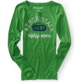 thumbnail image 1 of Aeropostale Mujer Glitter Est. Camiseta con adornos Ny, verde, pequeña Aeropostale Camiseta adornada, 1 of 1