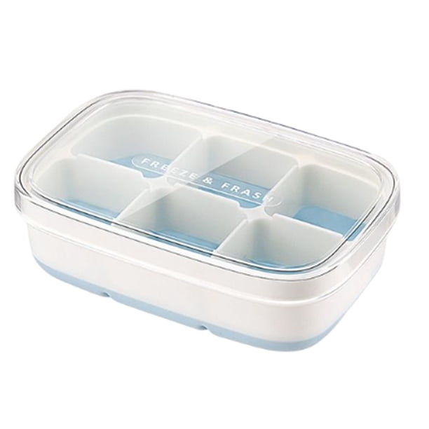 Bearachild Molde de bandeja de cubitos de hielo para el hogar, moldes de congelación de múltiples rejillas de tamaño pequeño y sencillo, molde Type3 NO3