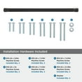 thumbnail image 5 of Amerock Bellamy 18 inch (457mm) Center-to-Center Matte Black Appliance Pull, 5 of 7