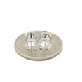 thumbnail image 4 of 14k white Gold 0.06Ct Diamond horseshoe stud Earrings gift Push Back Fastening, 4 of 12