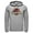 Athletic Heather, variant on Men's Jurassic Park T Rex Logo  Pull Over Hoodie Black 3X Large