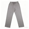 thumbnail image 3 of Guluxicc Linen Pants for Men Elastic Waist Drawstring Solid Trousers with Pockets Trendy Summer Casual Beach Pants, 3 of 7