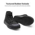 thumbnail image 4 of Zapatillas de Lona Altas para Niños DREAM PAIRS Talla 2 Negro, 4 of 5