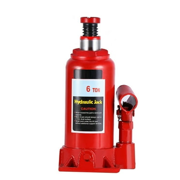 6T Heavy Duty Hydraulic Bottle Jack for Lifting Cars, Vans, Caravans, and Other Vehicles