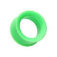 thumbnail image 3 of Solid Smooth Flared Screw-Fit Ear Gauge Tunnel Plug, 3 of 6