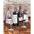 thumbnail image 3 of French-Roussia, Heather A. 12x14 Black Modern Framed Museum Art Print Titled - Drink At The Wine Bar, 3 of 5