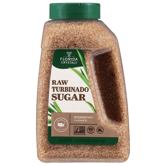 Florida Crystals® Raw Turbinado Sugar 44 oz.