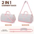 thumbnail image 5 of MIUSSE Convertible Garment Bag for Travel 2-in-1 Garment Duffle Bag 60L Carry On Garment Weekender Bag Hanging Suitcase Suit Travel Duffel, 5 of 7