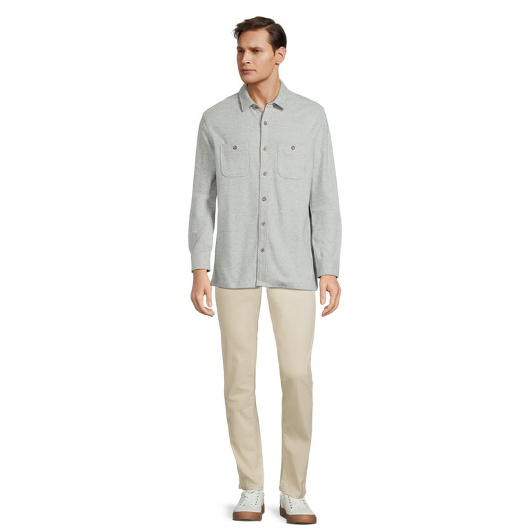 George Men's Long Sleeve Over Shirt, Sizes S-3XL 