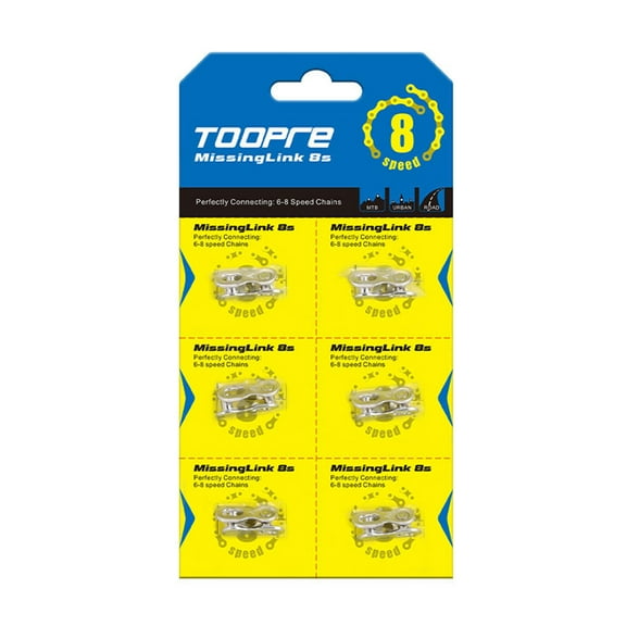 CHAXIN 6 Pairs Carbon Steel Quick Master Links for Mountain Road Bike 6/7/8/9/10/11/12S