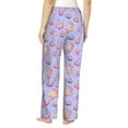 thumbnail image 3 of Kirby Character Pattern Women's Pajama Pants Lounge Daily Novelty Cozy Sleep Bottoms Pants Sleepwear With Pockets, 3 of 8