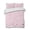 Pink, White, variant on Quilts Queen Size Bedding Set, Pink Snowman Christmas Lightweight Quilted Comforter, Xmas Snowflake Winter Snowman Soft Reversible Bedspread Coverlet with Pillow Covers for All Season, 90" x 96"