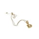 thumbnail image 4 of Collar con dije de oro laminado letra brillos D, 4 of 6