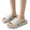 Gray, variant on Women's Non Slip Contour Line Four Season Soft Bottom Slippers,Lightweight Breathable Open Toe Slides with Comfort Cushion Design,House Slides for Bathroom Indoor Outdoor Beach
