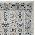 thumbnail image 5 of SAFAVIEH Madison Julian Floral Bordered Area Rug, Ivory/Navy, 9' x 12', 5 of 7