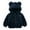 Navy, variant on Odeerbi Toddler Boys Girls Winter Fleece Lined Jacket Toddler Lamb Fleece Hoody Jackets Kids Zip Up Outerwear Coat Sweatshirt Navy 2-3 Years