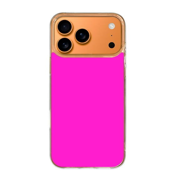 Case For Apple iPhone Air / 17 Pro / 17 Pro Max Series Case, Slim Thin Transparent Flexible Clear TPU Shockproof Phone Case For iPhone 17 Series, Hot Magenta