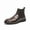 Gold, variant on Men's Artistic Print Chelsea Boots Colorful Floral Pattern Slip-On Ankle Boots with Elastic Side Panels Western cowboy boots