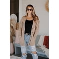 thumbnail image 6 of PRETTYGARDEN Women's Open Front Cardigan Sweaters Fall Fashion Button Down Cable Knit Chunky Winter Outerwear Coats, 6 of 10