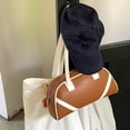 thumbnail image 4 of Trendsetting PU Leather Handbag with Unique Color Blocked Designs for Woman Patchwork Zippered Underarm Shoulder Bag, 4 of 9