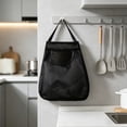 thumbnail image 7 of Sentmoon Wall-Mount Plastic Bag Storage Holder Kitchen Bag Dispenser Cabinet Door Organizer Reusable Grocery Carrier Storage Bin with Easy-Install Hook for Pantry Cupboard Counter Tidy, 7 of 7
