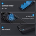 thumbnail image 5 of Hard Drive Case 10Gbps Tool Free for 2230/2242/2260/2280 M.2 SSD (NVME With CC), 5 of 8