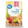 (8 pack) Great Value Fruit Cocktail in 100 Juice, 15 oz