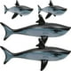 thumbnail image 2 of BRIGHTFUFU 4 piezas de tiburones flotantes Playthings inflables tiburones tiburones, 2 of 7