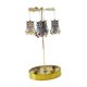 thumbnail image 3 of Candelabro giratorio, vela de pilar giratoria, decoración con bandeja, regalo ideal, centro de mesa para la mesa de comedor de familiares y amigos Ave nocturna, 3 of 8