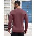 thumbnail image 3 of COOFANDY Men's Henley Shirts Long Sleeve Basic Pullover T-Shirt Lightweight Fashion Casual Solid Tees, 3 of 6