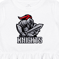 thumbnail image 4 of Inktastic Knights Girls Toddler Dress, 4 of 5
